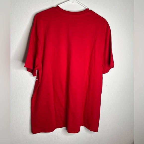 eckounltd men’s Red T Shirt crew neck Short Sleeve Size Large - Picture 6 of 6